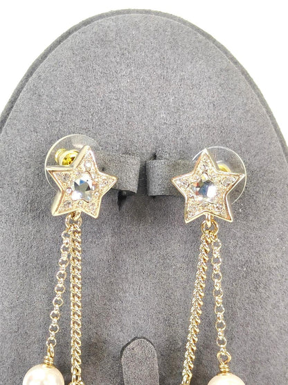 CHANEL シャネル スター 星 パール ピアス ゴールド 管理番号：10625