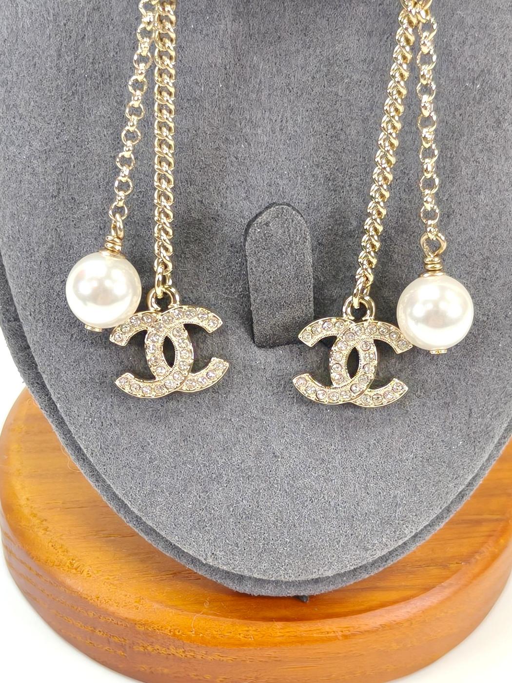CHANEL シャネル スター 星 パール ピアス ゴールド 管理番号：10625