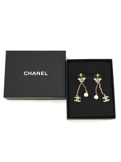 CHANEL シャネル スター 星 パール ピアス ゴールド 管理番号：10625