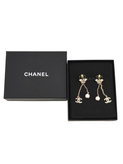 CHANEL シャネル スター 星 パール ピアス ゴールド 管理番号：10625