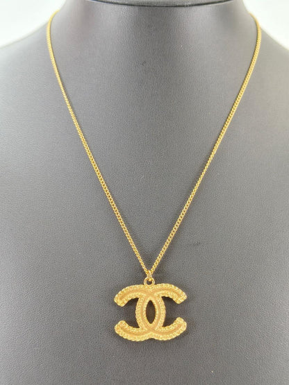 CHANEL Coco Mark 2-Way Necklace Gold Product number: 10651