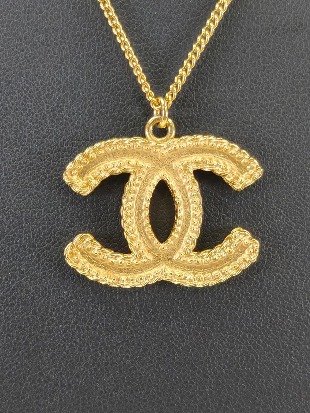 CHANEL Coco Mark 2-Way Necklace Gold Product number: 10651