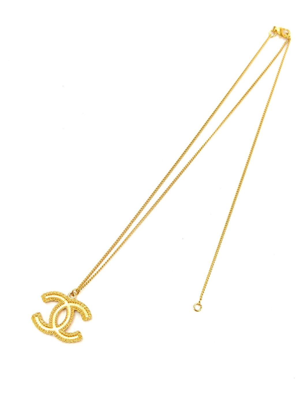 CHANEL Coco Mark 2-Way Necklace Gold Product number: 10651