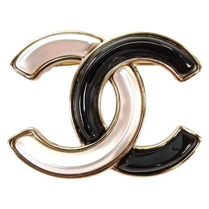CHANEL Coco Mark Brooch Black x White Product Number: 10745
