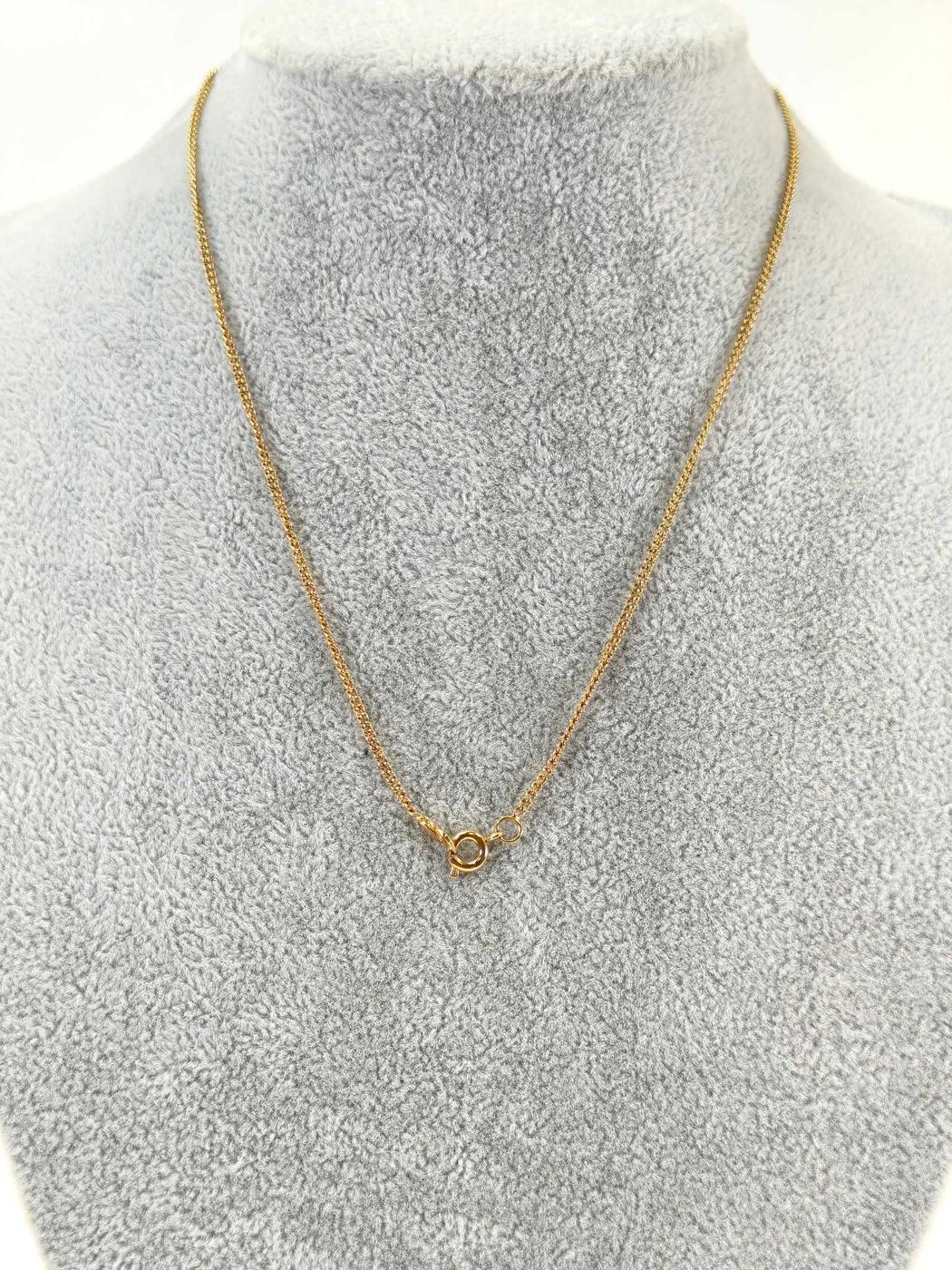 CHANEL Coco Mark Necklace Gold x Pink Model Number: 10850