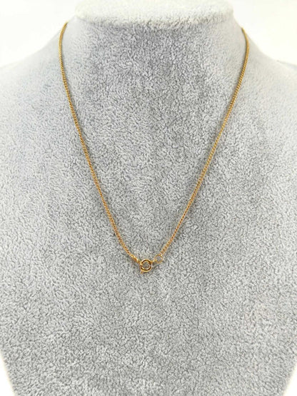 CHANEL Coco Mark Necklace Gold x Pink Model Number: 10850