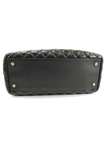 CHANEL シャネル マトラッセ 2WAY トートバッグ チェーンショルダー ブラック 管理番号：10907