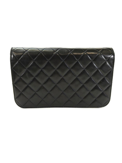 CHANEL Matelasse Chain Shoulder Bag Lambskin Black Model No.: 10910