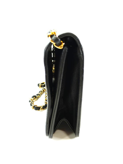 CHANEL Matelasse Chain Shoulder Bag Lambskin Black Model No.: 10910