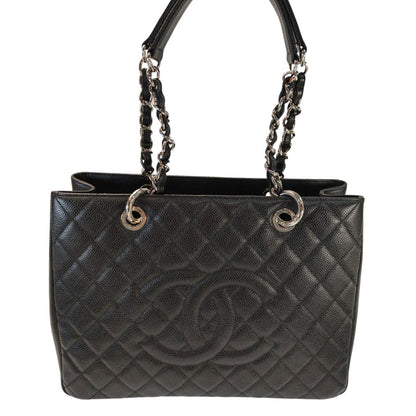 CHANEL シャネル マトラッセ チェーントートバッグ キャビアスキン ブラック 管理番号：10954