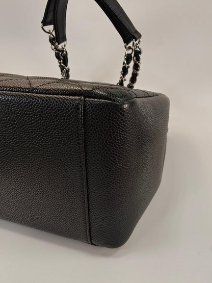 CHANEL シャネル マトラッセ チェーントートバッグ キャビアスキン ブラック 管理番号：10954