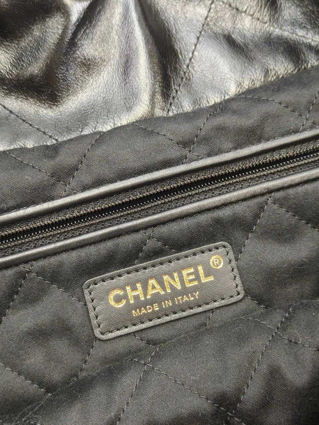 CHANEL 香奈儿22 链条托特包 黑色 管理编号：10967