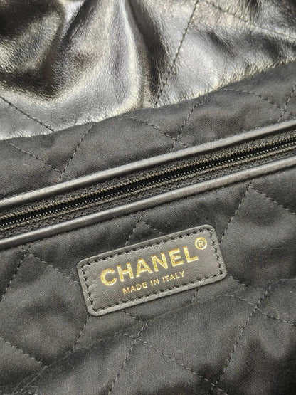 CHANEL 香奈儿22 链条托特包 黑色 管理编号：10967