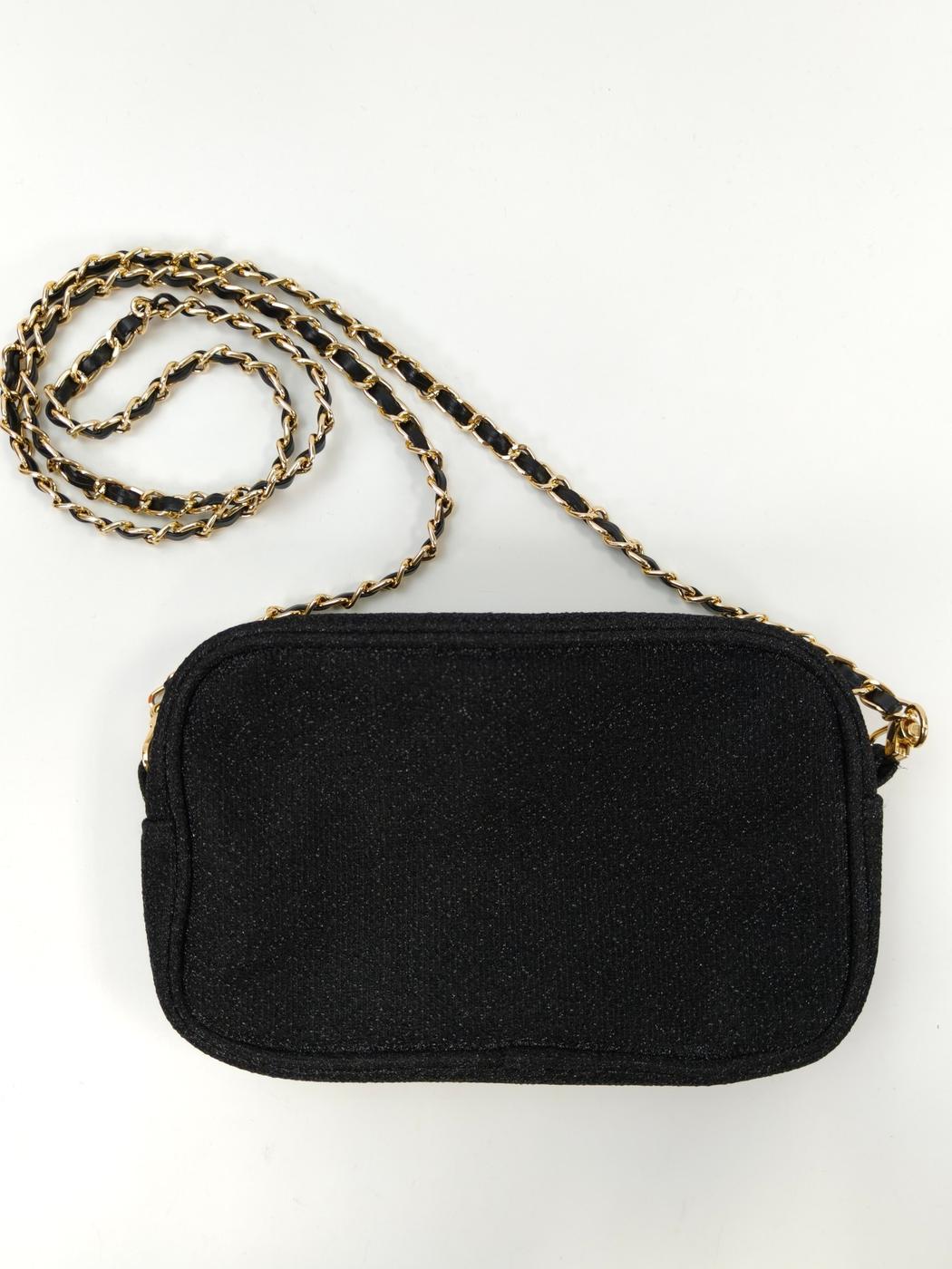 CHANEL シャネル ノベルティ 2Way ショルダーバッグ ポーチ ブラック 管理番号：10973