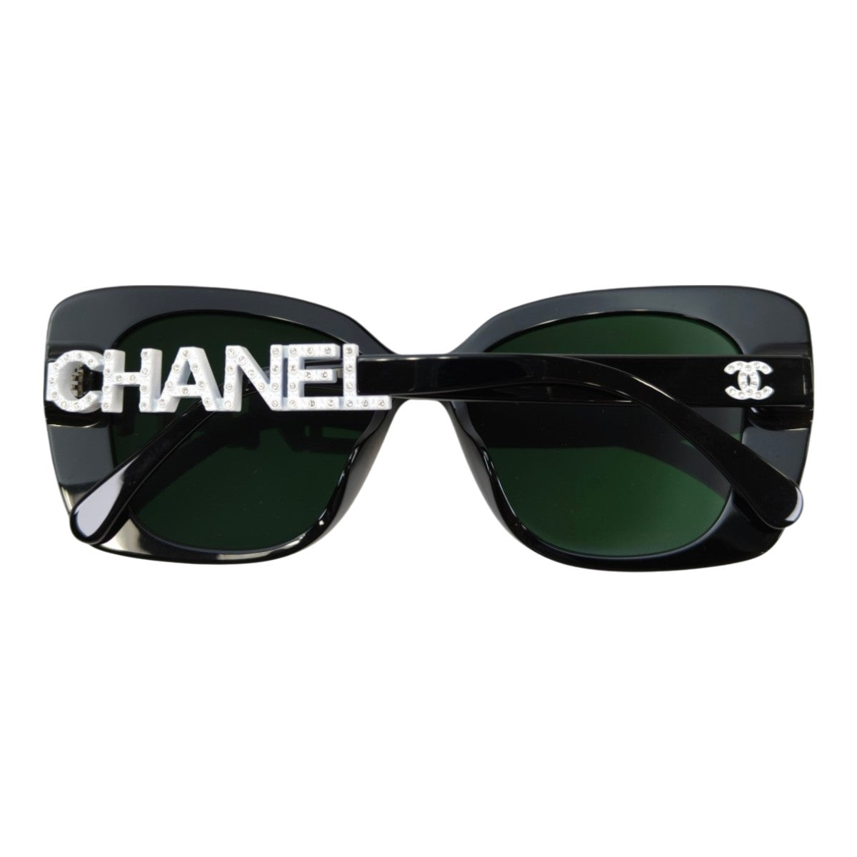 CHANEL 香奈儿 方形太阳镜 黑色 型号：10978