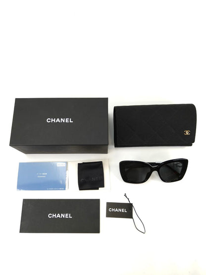 CHANEL 香奈儿 方形太阳镜 黑色 型号：10978