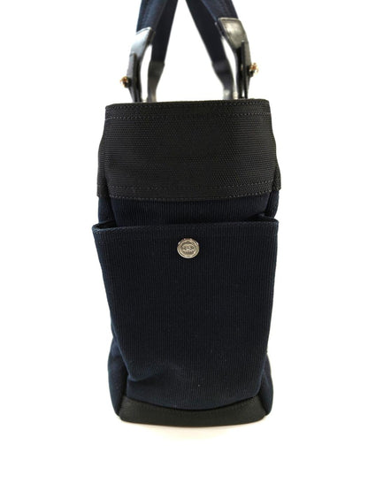 CHANEL シャネル パリビアリッツ キャンバス トートバッグ ネイビー 管理番号：11025