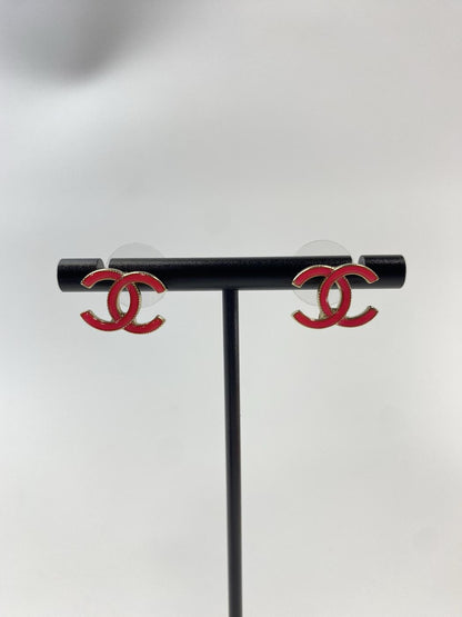 CHANEL シャネル ココマーク ピアス ピンク 管理番号：11035