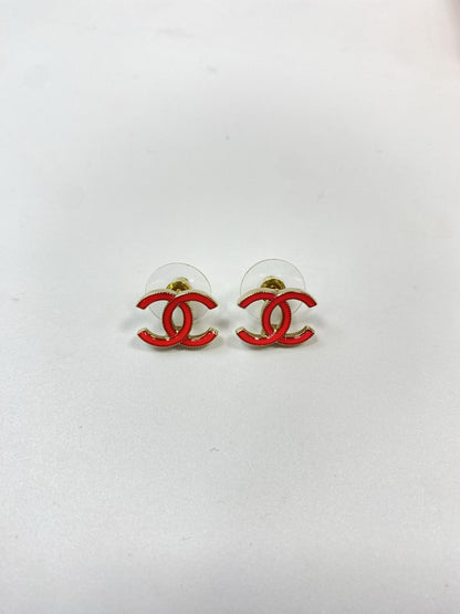CHANEL シャネル ココマーク ピアス ピンク 管理番号：11035