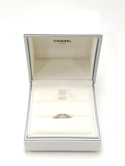 CHAENL シャネル ココクラッシュ リング 指輪 名前入り シルバー 7号 #47 管理番号：11038