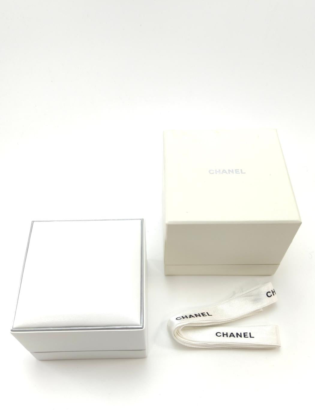CHAENL シャネル ココクラッシュ リング 指輪 名前入り シルバー 7号 #47 管理番号：11038