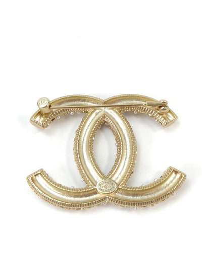 CHANEL シャネル ココマーク パール ブローチ ゴールド 管理番号：11046