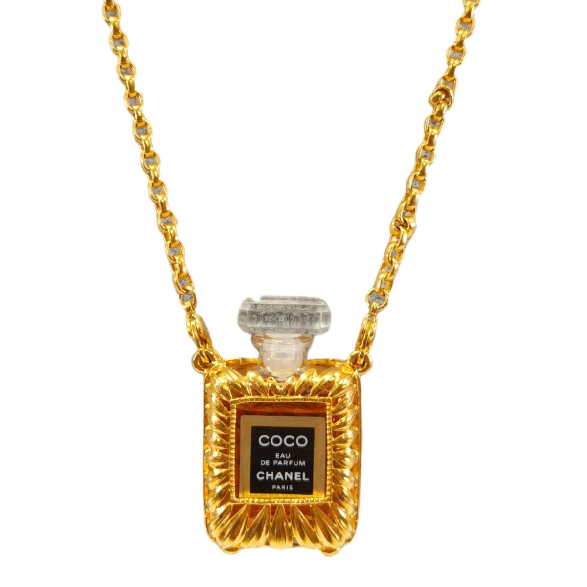 CHANEL シャネル パフューム ボトル 香水 ネックレス ゴールド 管理番号：11144