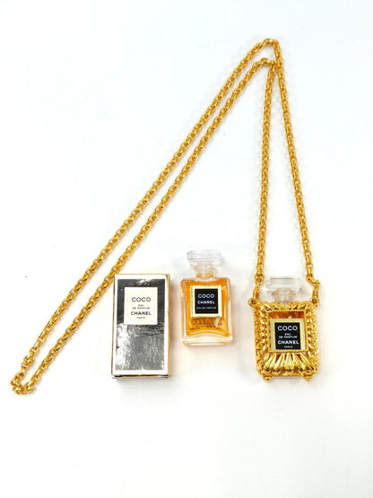 CHANEL シャネル パフューム ボトル 香水 ネックレス ゴールド 管理番号：11144