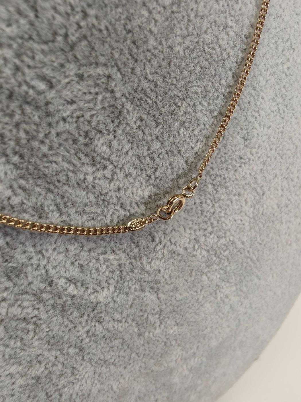 CHANEL シャネル ココマーク ネックレス ゴールド×ブラック 管理番号：11170