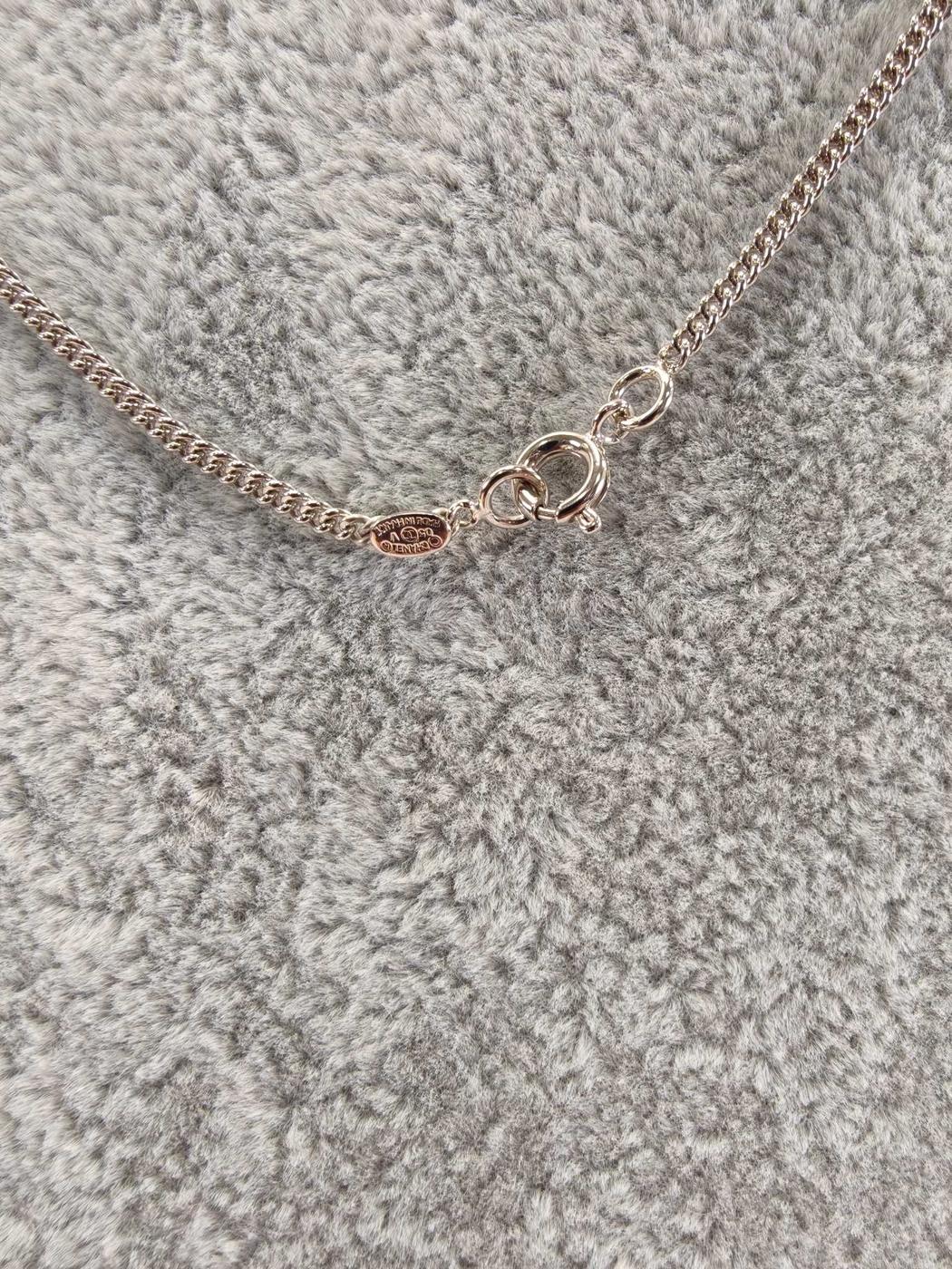 CHANEL シャネル ココマーク ネックレス シルバー×ブラック 管理番号：11174