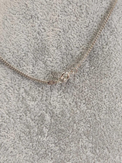 CHANEL シャネル ココマーク ネックレス シルバー×ホワイト 管理番号：11183
