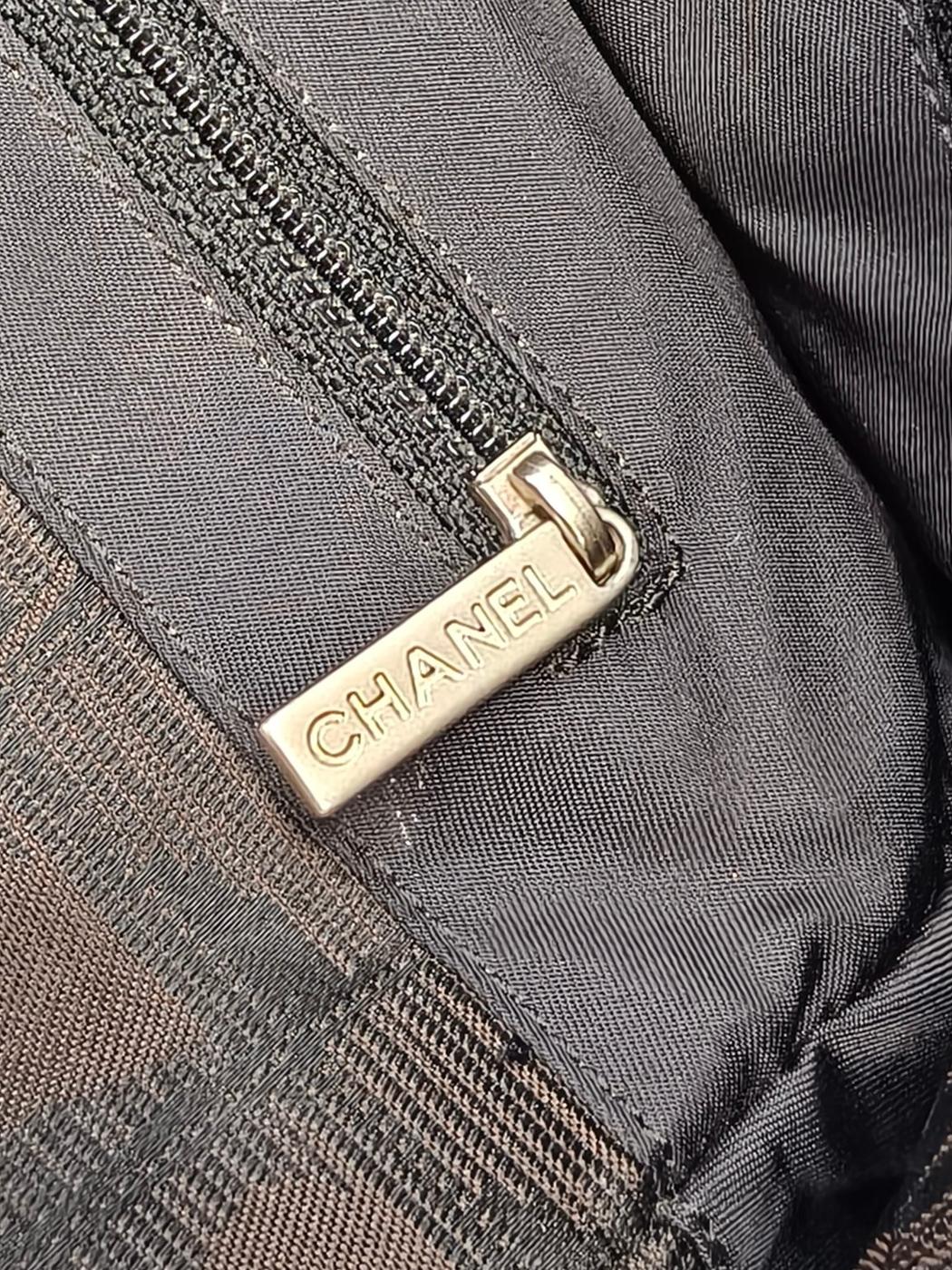 CHANEL シャネル ニュートラベルラインPM トートバッグ ブラウン 管理番号：11186