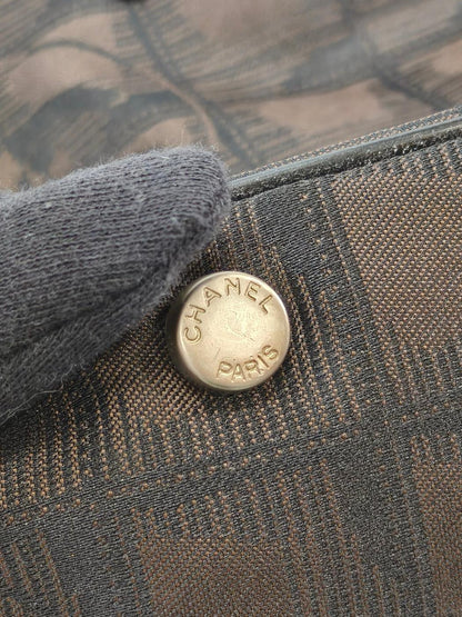CHANEL シャネル ニュートラベルラインPM トートバッグ ブラウン 管理番号：11186