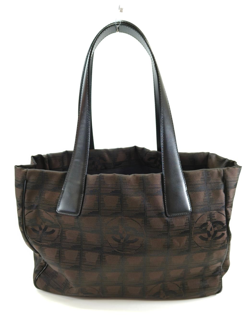 CHANEL シャネル ニュートラベルラインPM トートバッグ ブラウン 管理番号：11186