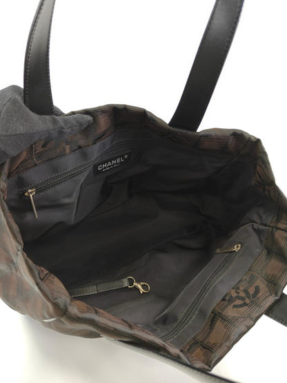 CHANEL シャネル ニュートラベルラインPM トートバッグ ブラウン 管理番号：11186