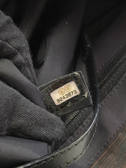 CHANEL シャネル ニュートラベルラインPM トートバッグ ブラウン 管理番号：11186