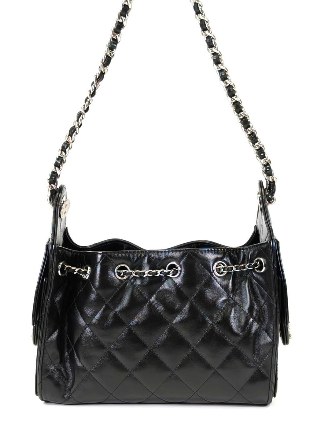 CHANEL シャネル25 ミニ ハンドバッグ ショルダーバッグ ブラック 管理番号：11228