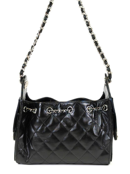 CHANEL シャネル25 ミニ ハンドバッグ ショルダーバッグ ブラック 管理番号：11228