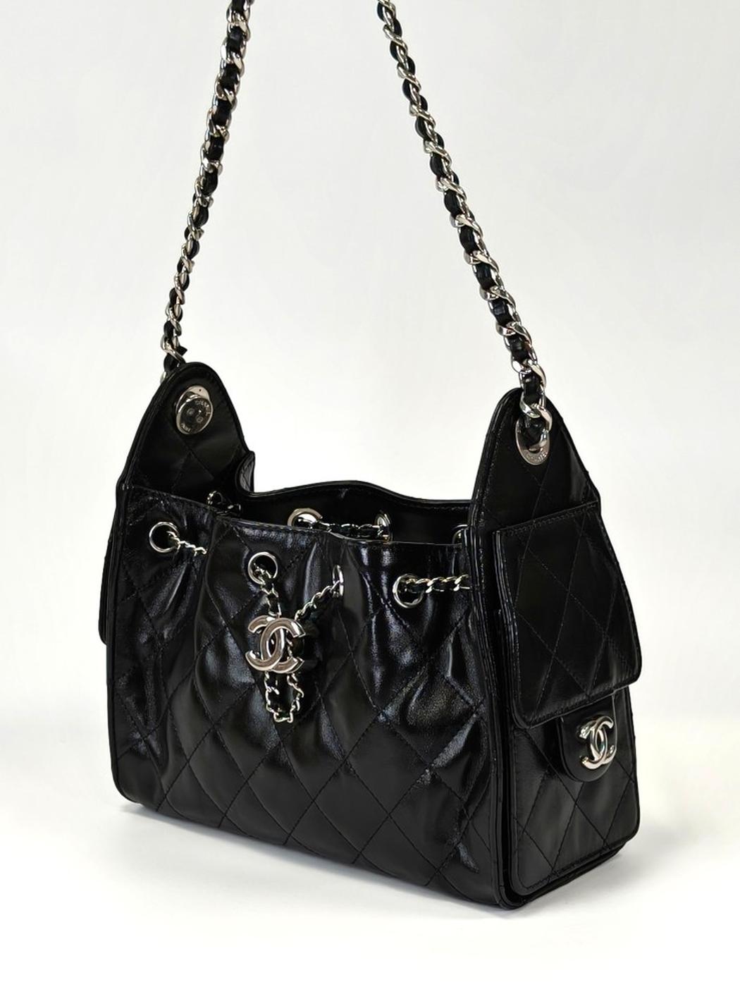 CHANEL シャネル25 ミニ ハンドバッグ ショルダーバッグ ブラック 管理番号：11228