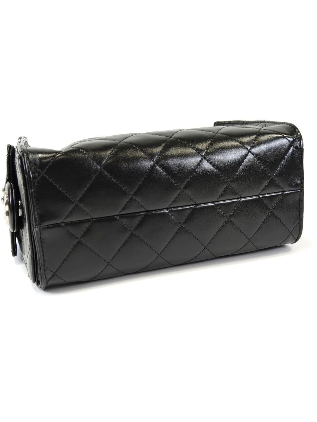 CHANEL シャネル25 ミニ ハンドバッグ ショルダーバッグ ブラック 管理番号：11228