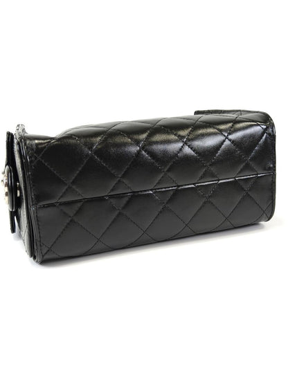 CHANEL シャネル25 ミニ ハンドバッグ ショルダーバッグ ブラック 管理番号：11228