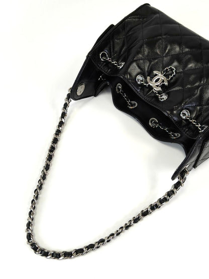 CHANEL シャネル25 ミニ ハンドバッグ ショルダーバッグ ブラック 管理番号：11228