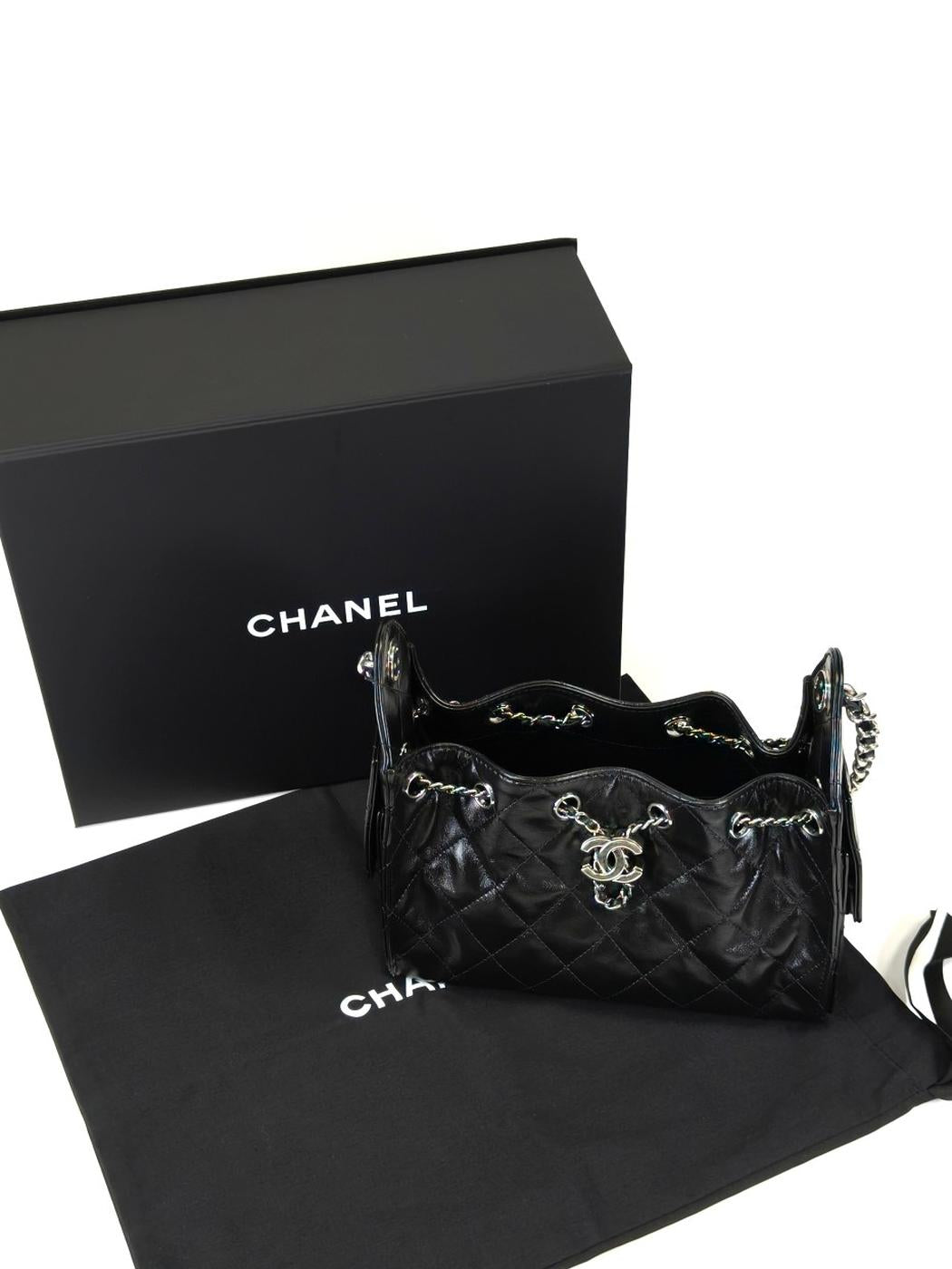 CHANEL シャネル25 ミニ ハンドバッグ ショルダーバッグ ブラック 管理番号：11228
