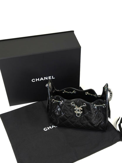 CHANEL シャネル25 ミニ ハンドバッグ ショルダーバッグ ブラック 管理番号：11228