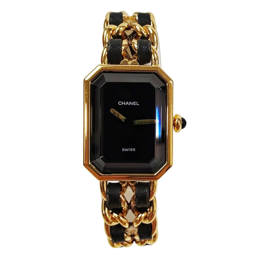CHANEL シャネル プルミエール Mサイズ H0001 腕時計 クオーツ ゴールド 管理番号：11245