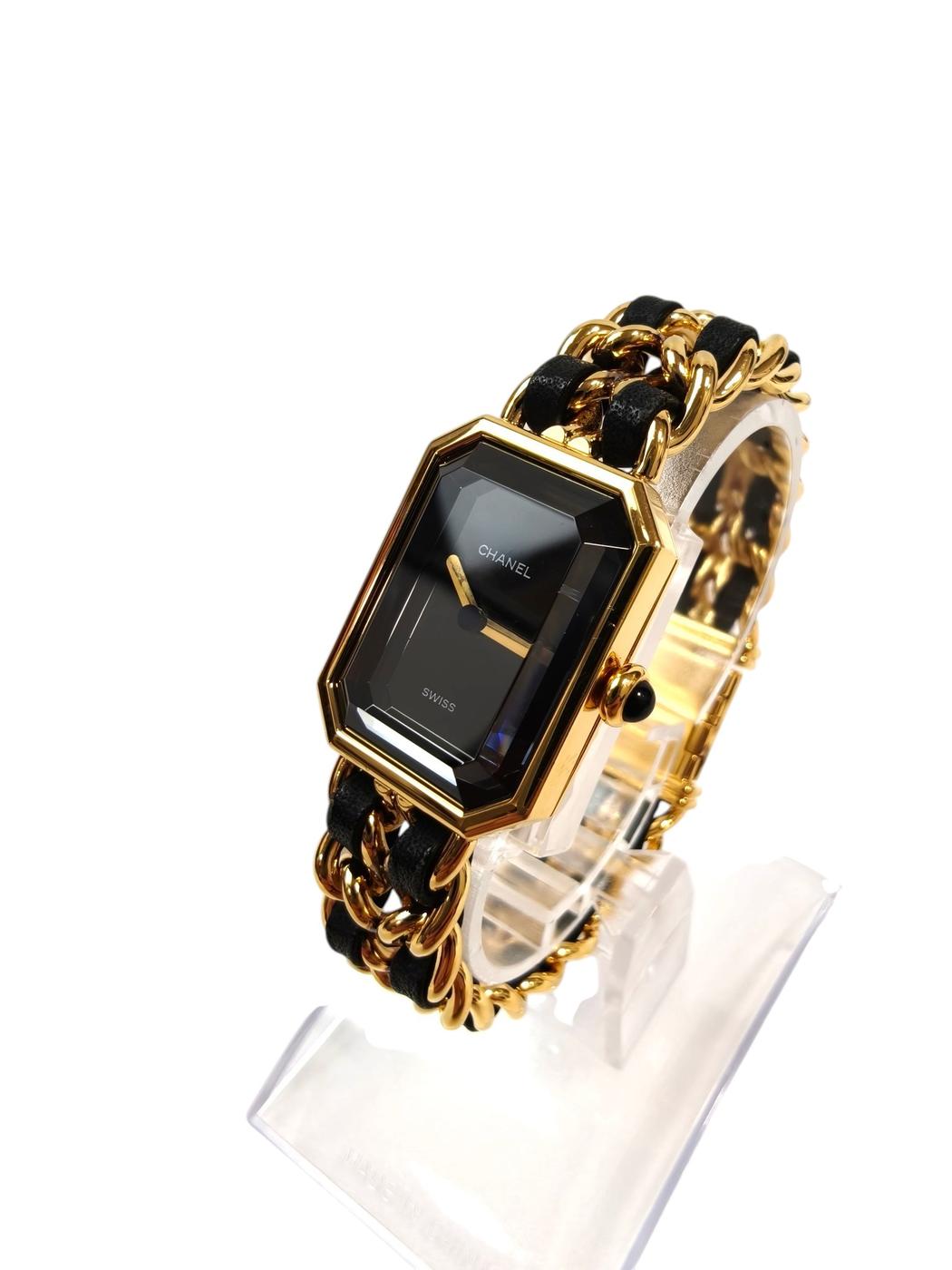 CHANEL シャネル プルミエール Mサイズ H0001 腕時計 クオーツ ゴールド 管理番号：11245