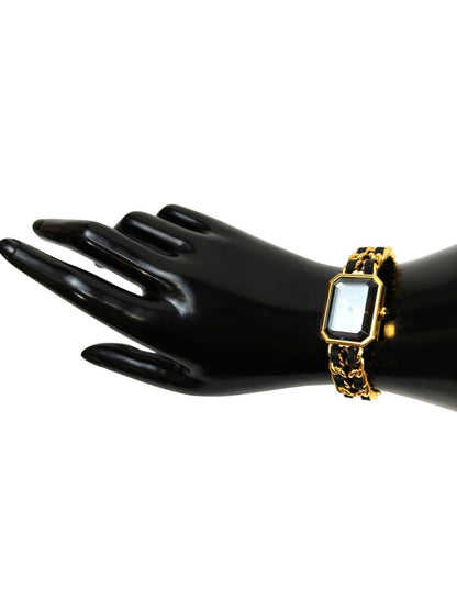 CHANEL シャネル プルミエール Mサイズ H0001 腕時計 クオーツ ゴールド 管理番号：11245