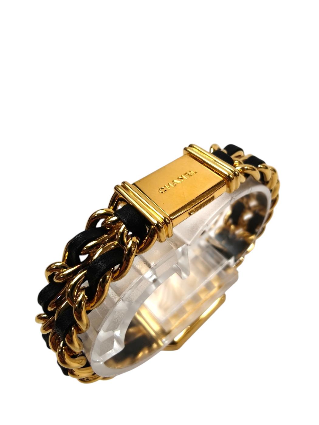 CHANEL シャネル プルミエール Mサイズ H0001 腕時計 クオーツ ゴールド 管理番号：11245