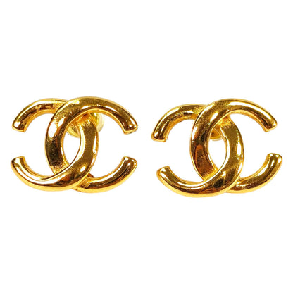 CHANEL シャネル ココマーク ピアス ゴールド 管理番号：11252