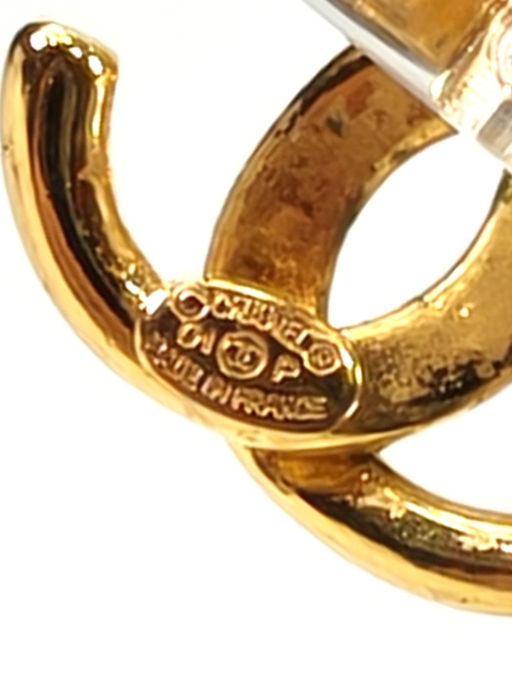CHANEL シャネル ココマーク ピアス ゴールド 管理番号：11252